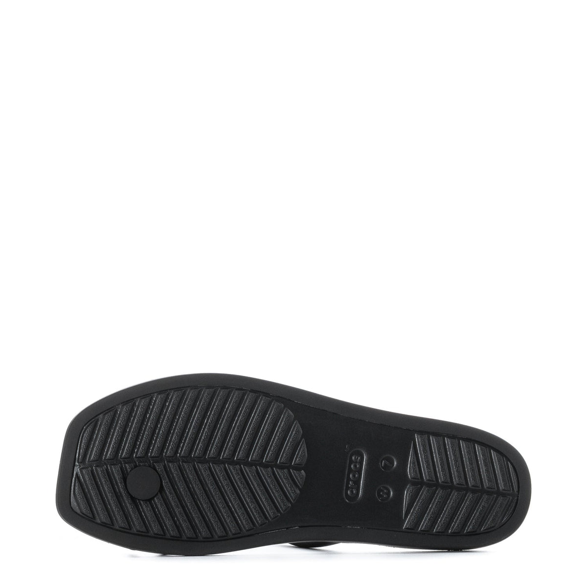 Crocs Women's Studded Miami Toe Loop Sandal - Black