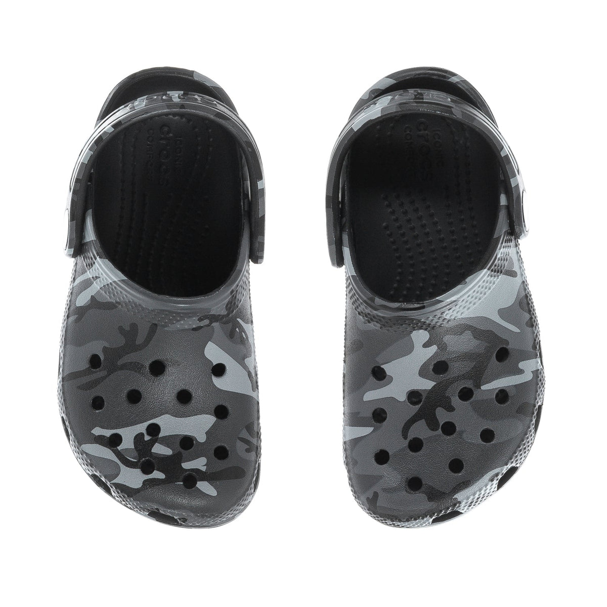 Crocs Toddler Classic Clog - Black / Grey